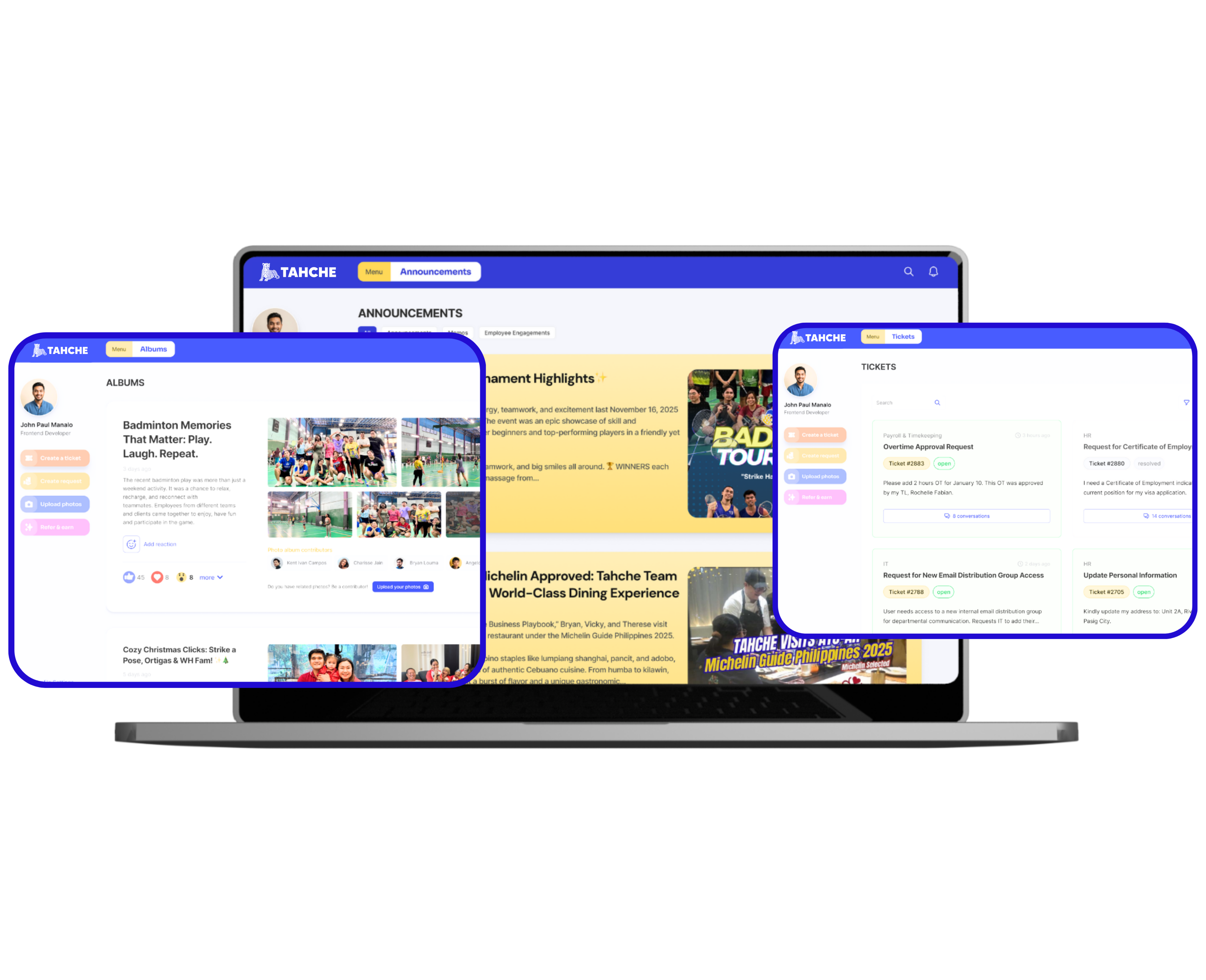 Tahche Employee Dashboard